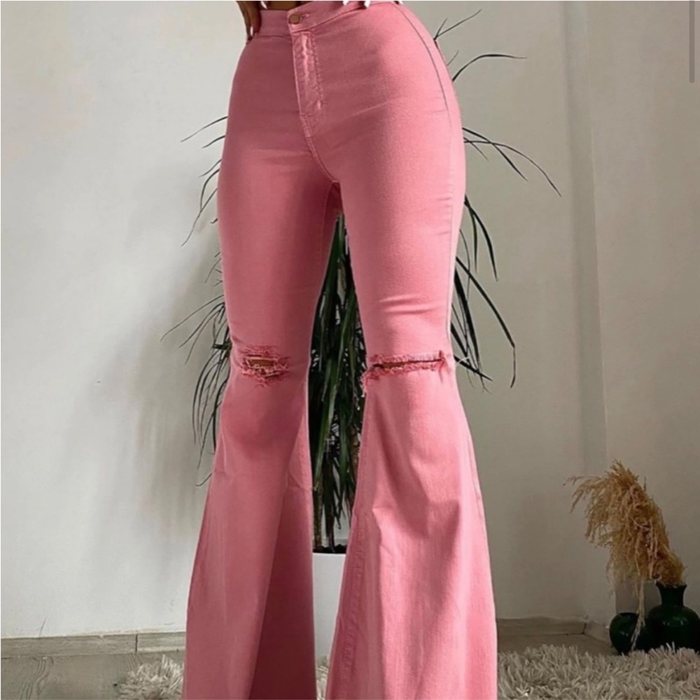 Pink fashion nova pants